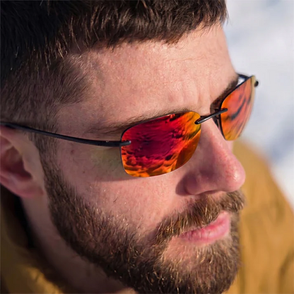 AeroFit RX052 Rimless Polarized Sunglasses | UV400