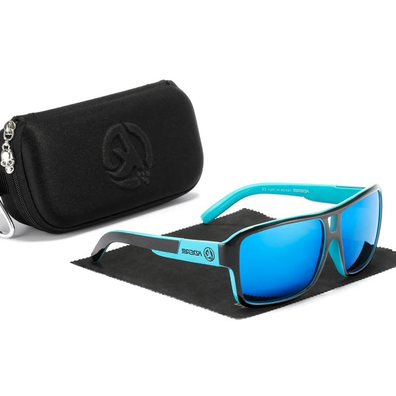 Oversized Mirror Square Sunglasses