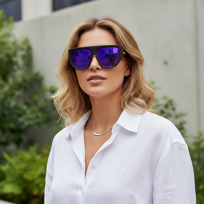 Vintage Oversized TR90 Polarized Sunglasses