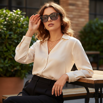 TR90 Photochromic Polarized Square Sunglasses