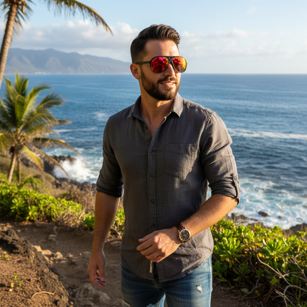 Photochromic Polarized Pilot Sunglasses