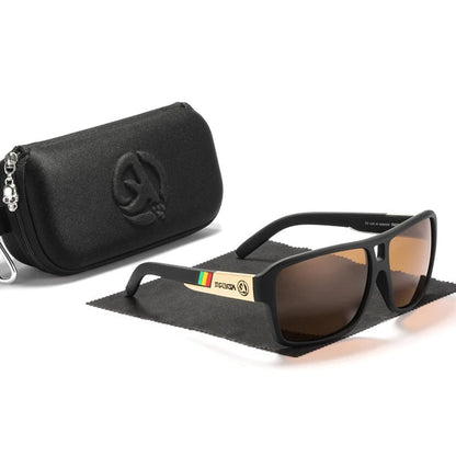 Oversized Mirror Square Sunglasses