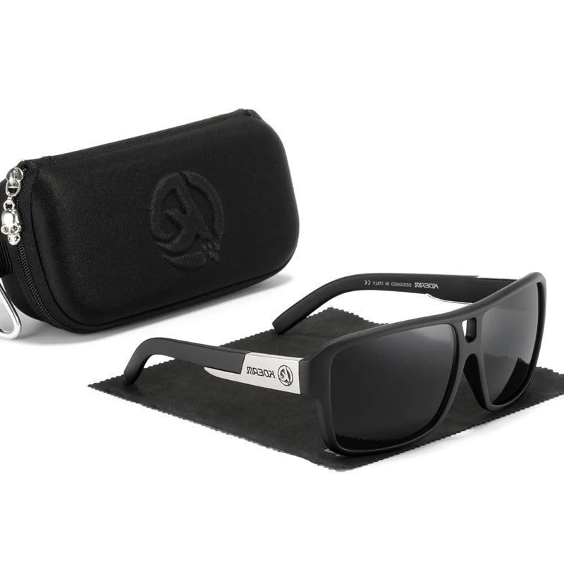 Oversized Mirror Square Sunglasses