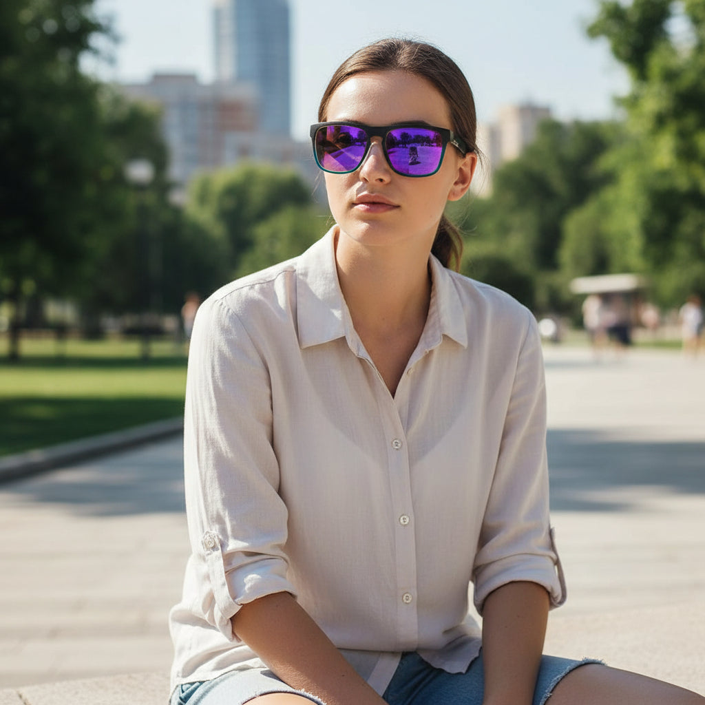 Classic Polarized Square Sunglasses