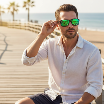 KD524 Sports TR90 Polarized Rectangle Sunglasses