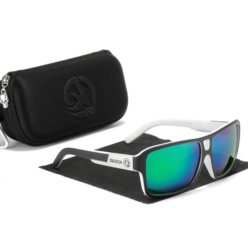 Oversized Mirror Square Sunglasses