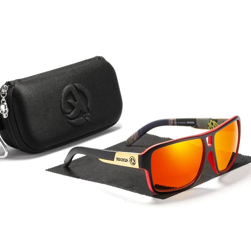 Oversized Mirror Square Sunglasses