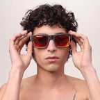 RX018 Ultra-Thick Square Polarized Sunglasses