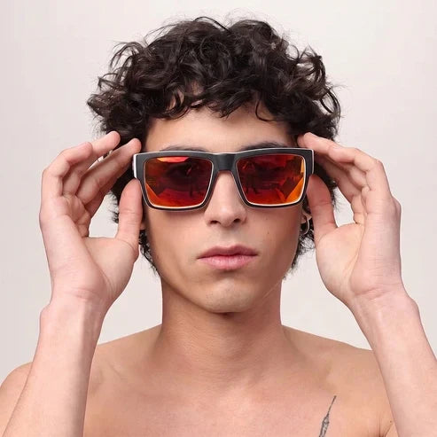 RX018 Ultra-Thick Square Polarized Sunglasses