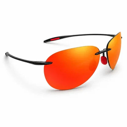 Aviator Paranoid Rimless Sunglasses - UV400